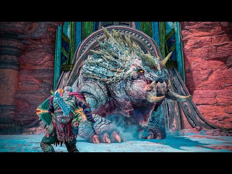 God of War 5 Ragnarok - Gravel Belly vs Kratos Boss Fight