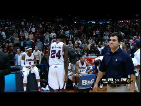 Chris Bosh for three to force OT!