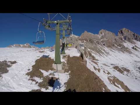 Risalita integrale seggiovia Zemella "Cima Uomo" Passo San Pellegrino (TN)