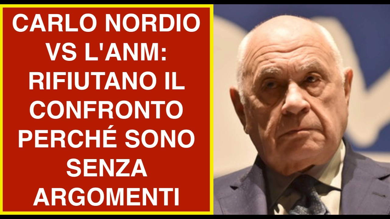 CARLO NORDIO VS L'ANM: RIFIUTANO IL CONFRONTO PERCHÉ SONO SENZA ARGOMENTI