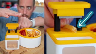 this invention helps you double dip your food