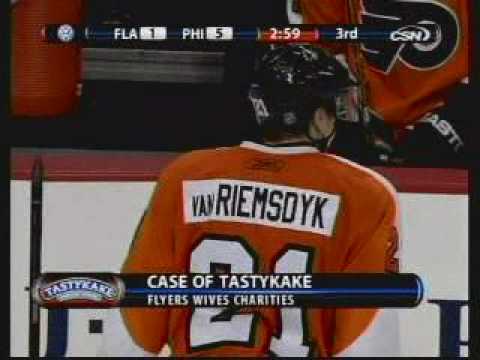 JVR James Van Riemsdyk 1st NHL Goal Rookie Philadelphia Flyers
