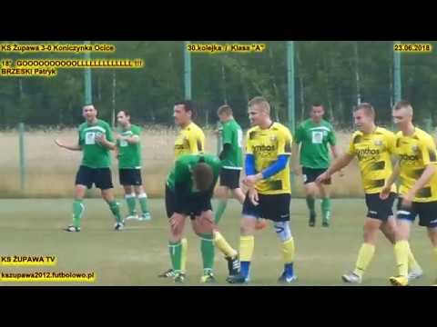 Skrót meczu: KS Żupawa - Koniczynka Ocice (23.06.2018) Klasa "A"  / 30.kolejka