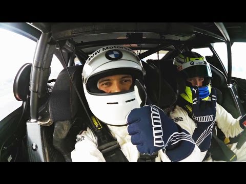 Joel Eriksson awesome RACE TAXI BMW M4 DTM !