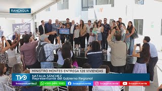 128 familias de Rancagua se ven beneficiadas con la entrega de proyecto de viviendas en integración
