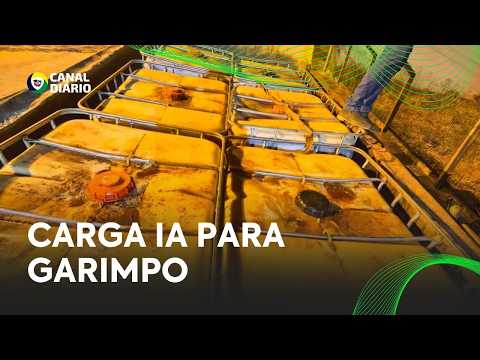 Mais de 6 mil litros de combustível são apreendidos a caminho de garimpo em Conquista D´Oeste