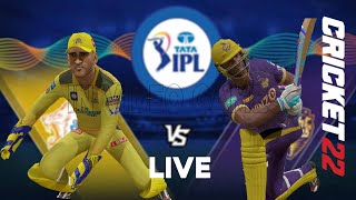 CSK vs KKR - Chennai Super Kings vs Kolkata Knight Riders Live IPL Match Prediction Cricket 22 CSK vs KKR - Chennai Super Kings vs Kolkata Knight Riders Live IPL Match Prediction Cricket 22