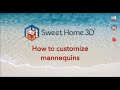 How to customize mannequins - Sweet Home 3D Demo