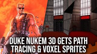 Duke Nukem 3D Gets Path Tracing + Voxel Sprite Mods - How Do They Look? thumbnail