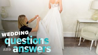 How To Bustle A Wedding Dress