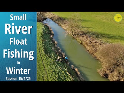 Simple Small River Float Fishing - Bread & Maggots - Roving With The Stick Float - 15/1/25 (Vid 548)