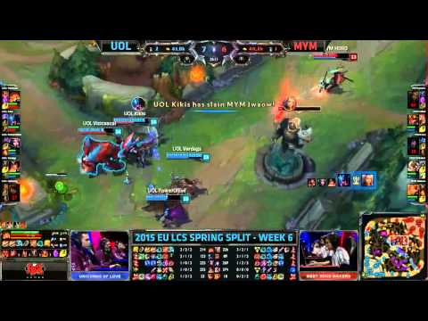 [Highlights] Unicorns of Love vs MeetYourMakers EU LCS Spring 2015 W6D2   UOL vs MYM
