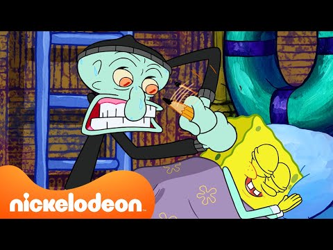 Capa de Bob Esponja | Lula Molusco Tenta APAGAR as Lembranças de Bob Esponja! | Nickelodeon em Português