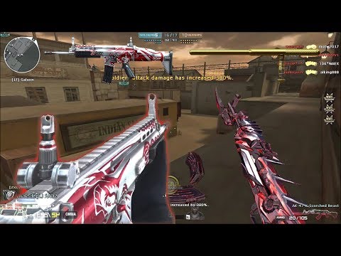 Crossfire NA 2.0 : SCAR  Light Scarlet Silver - Hero Mode X - Zombie V4