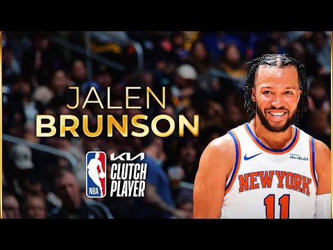 Jalen Brunson Wins The 2024-25 NBA Kia Clutch Player Of The Year! #KiaClutch