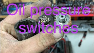 Oil pressure switches 2.0t tfsi Audi A4 a5 q5 a6 oil light can switch warning light fix repair