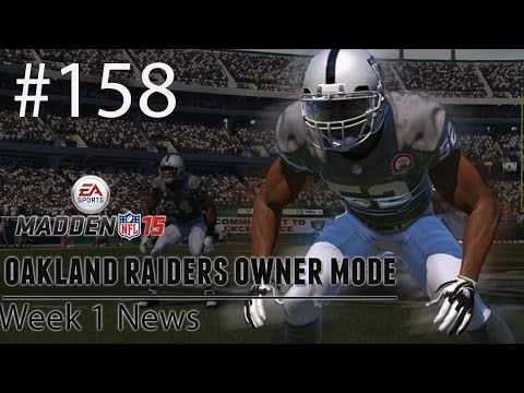 [PS4] Madden 15: Raiders Connected Franchise - Week 1 News [HD 1080P]