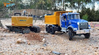 Lights & Sound | Bruder Mack Granite RC Conversion | Huina Kalbolite Excavator | Cars Trucks 4 Fun