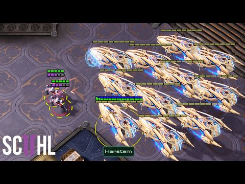 Harstem's Epic Mass Carrier Transition- Starcraft 2: Harstem vs. Cure