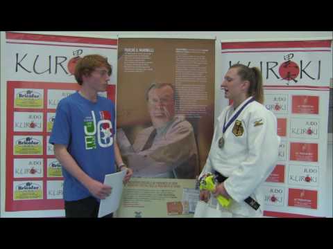 Teresa Zenker interview (-78kg women gold medal) - "Junior European Judo Cup"