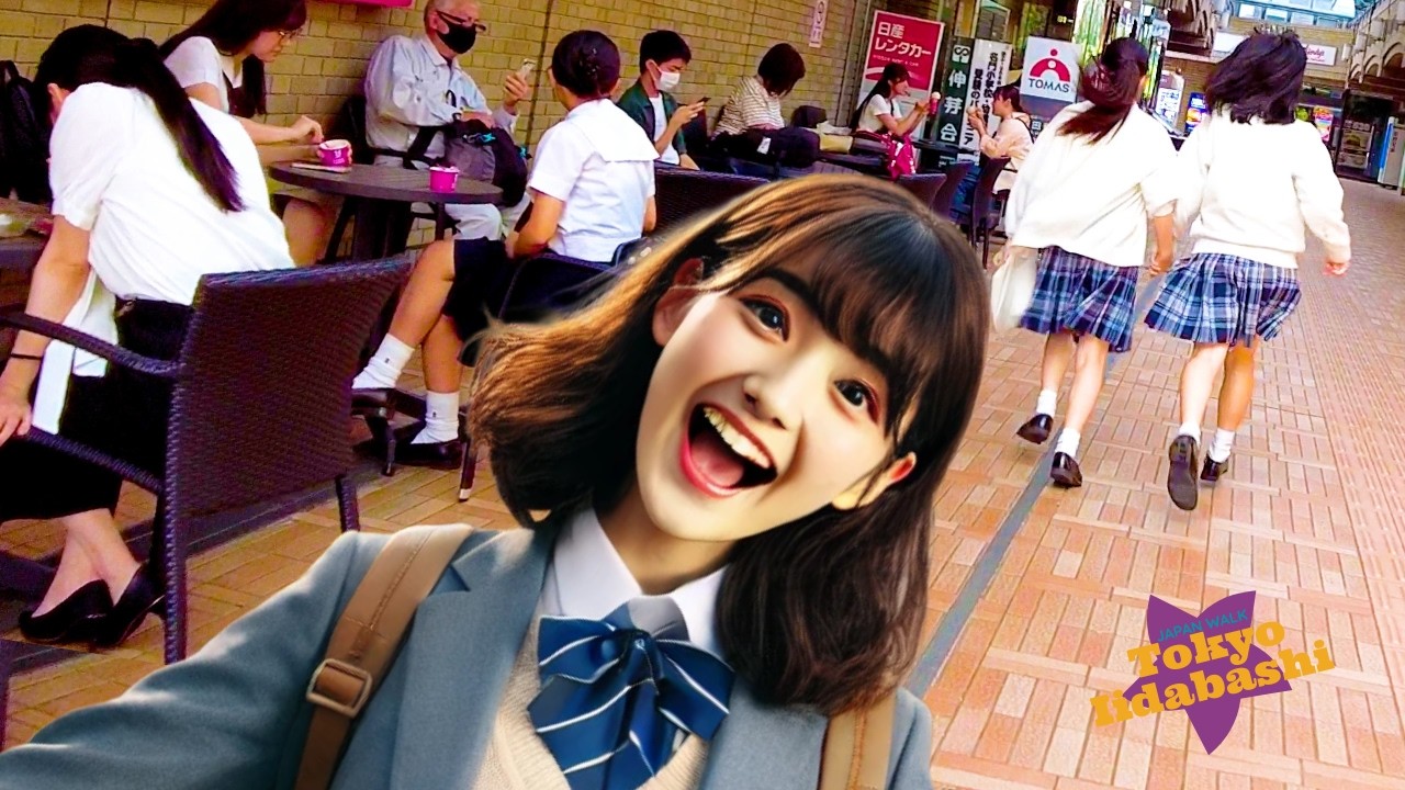 Tokyo, Iidabashi 🐶Come visit♪💖 4K ASMR Nonstop 1 Hour