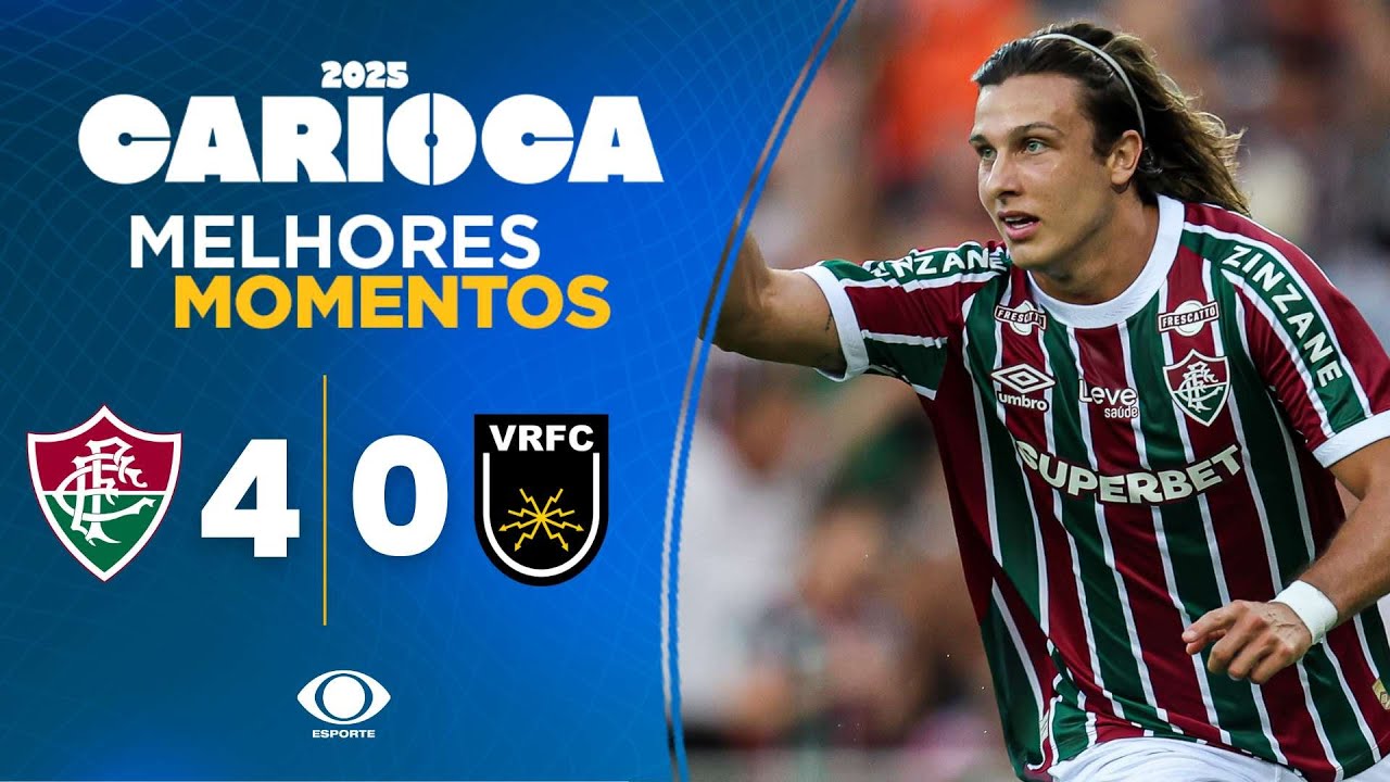 FLUMINENSE 4 X 0 VOLTA REDONDA - MELHORES MOMENTOS | CAMPEONATO CARIOCA 2025