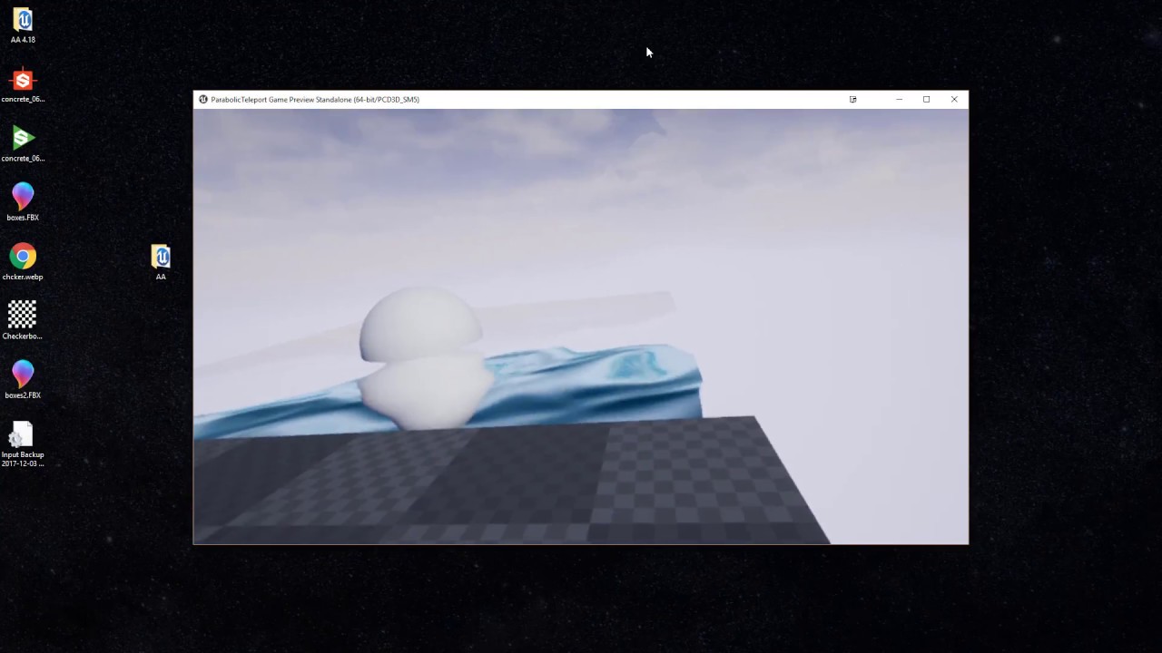 Unreal Engine Parabolic Teleport