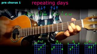 repeating days r5 guitar chords
