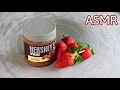 ASMR Hershey Spread Strawberry Ice Cream Roll Hershey Spread Strawberry Ice Cream Roll