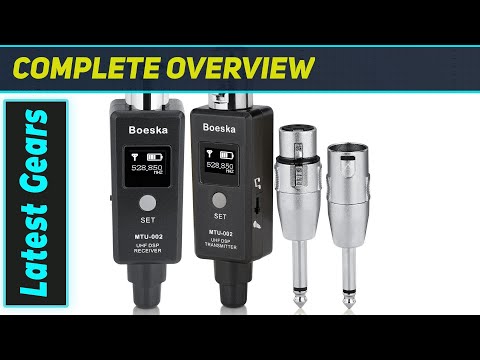 UHF Wireless XLR Adapter System: Ultimate Freedom for Dynamic Mics!