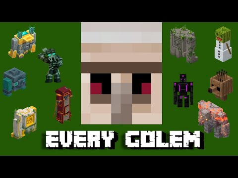 Every Minecraft Golem Ever