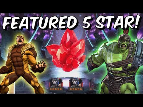 Featured 5 Star Crystal Opening! - Free To Play Adventures - Marvel Contest Of Champions