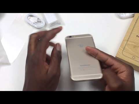 Goophone i6 Gold Unboxing - 720p / 4.7" - Quad Core - iOS 8 - Goophone.HK