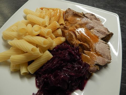 Schweinebraten raffiniert mariniert