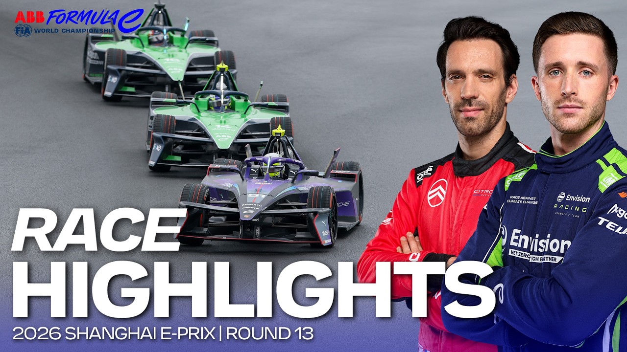 Race Highlights | 2026 Shanghai E-Prix | Round 13 | Formula E