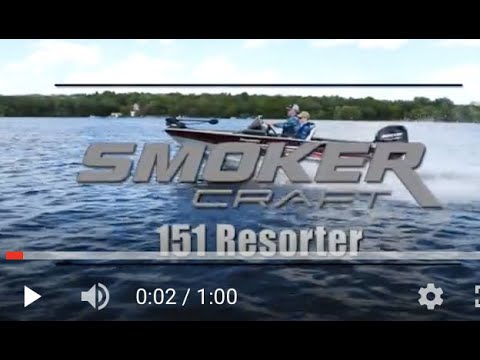 2022 Smoker Craft 151 Resorter in Lagrange, Georgia - Video 2