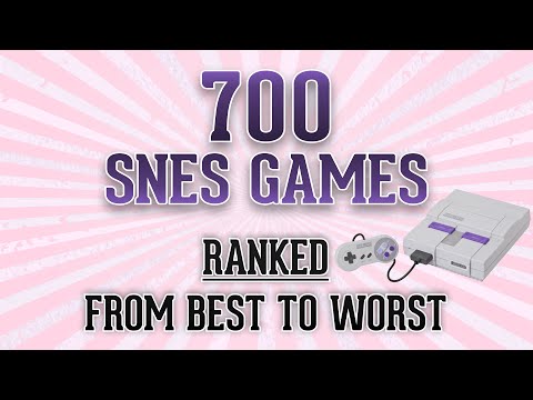 700 SNES Games - Ranked from Best to Worst