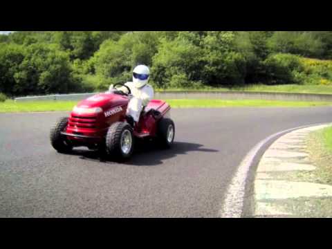 Honda Presents: Lawnmower at 130 mph!