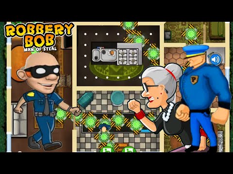 Robbery Bob Extras : Use Bald Guard Costume - Path By Teleportation Part 328
