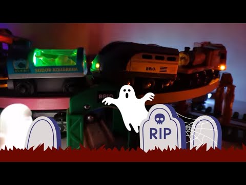 ACCIDENT WILL HAPPEN Glow in the Dark Brio Viaduct Ghost Train Video Thomas & Friends  Children Brio Video