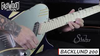Video thumbnail for Eastwood Custom Shop Backlund 200 demo w/ RJ Ronquillo by Eastwood Guitars