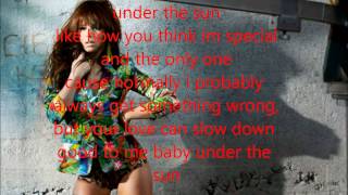 Cheryl - Under The Sun LYRICS