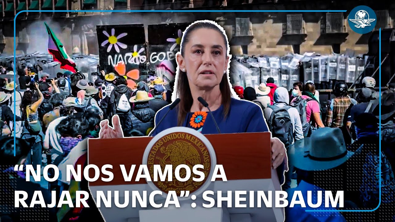 Manifestación de la Generación Z no debilita al gobierno  Sheinbaum