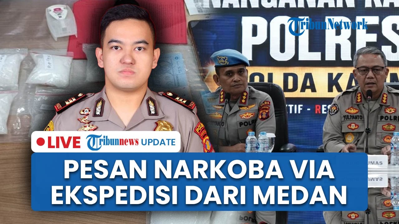 LIVE: Kasat Narkoba Ditangkap Terkait Kasus Narkotika, Pesan Narkoba dari Medan Via Ekspedisi