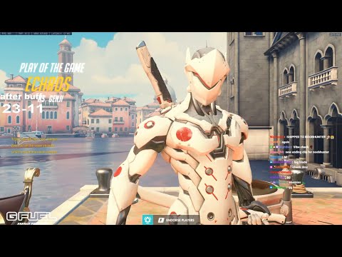 Overwatch Fastest Genji God Necros Decimating Whole Enemy Team With 54 Elims -POTG-