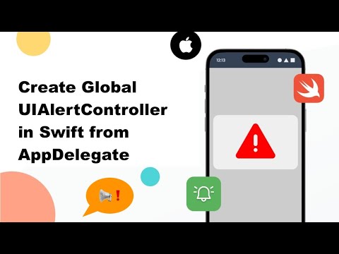 Create Global UIAlertController in Swift from AppDelegate | Solve Alert already/presenting/UI issues