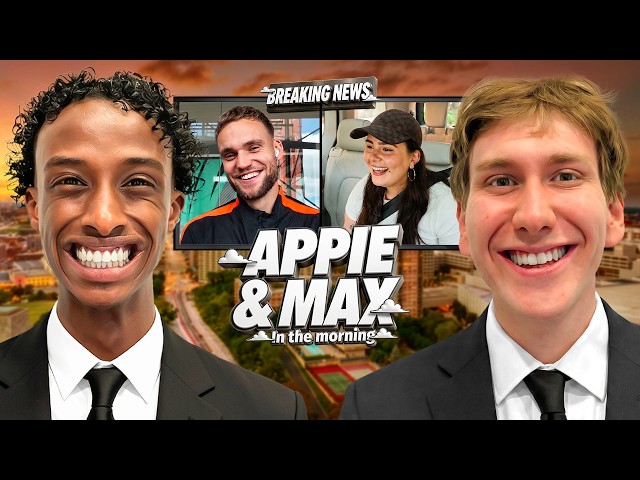 Bellen met VERBRUGGEN, MAX scout 🇹🇳, taxi met JULIA HEETMAN 🚕 | APPIE & MAX IN THE MORNING AFL5 🗞️