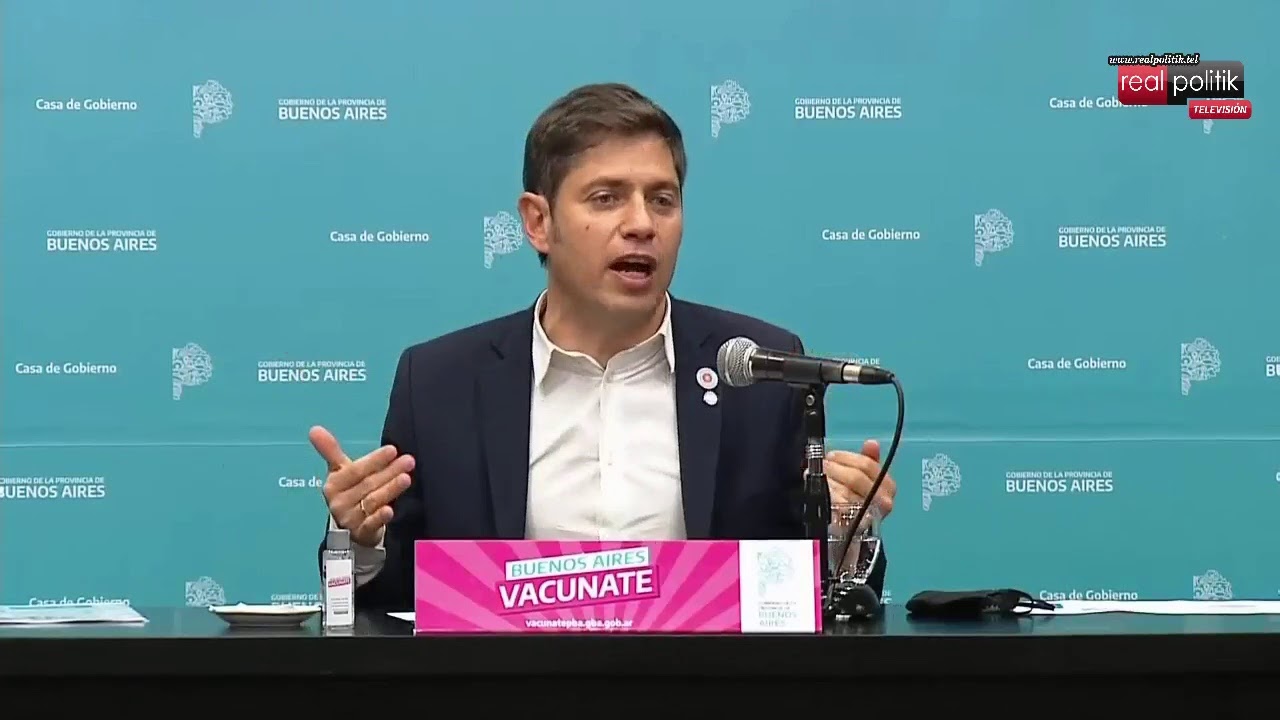 Axel Kicillof: "La provincia de Buenos Aires respeta y cumple las leyes"