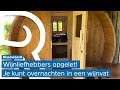 Overnachten in een wijnvat