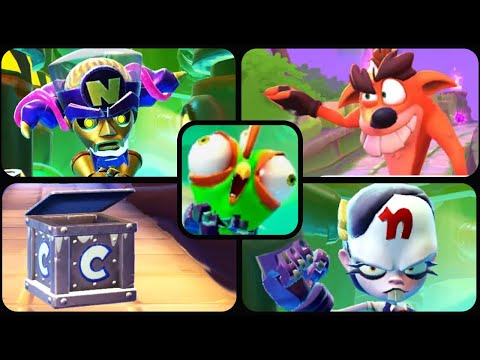 Crash on the Run - All Bosses